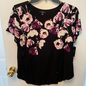 Alfani floral short sleeve XL top